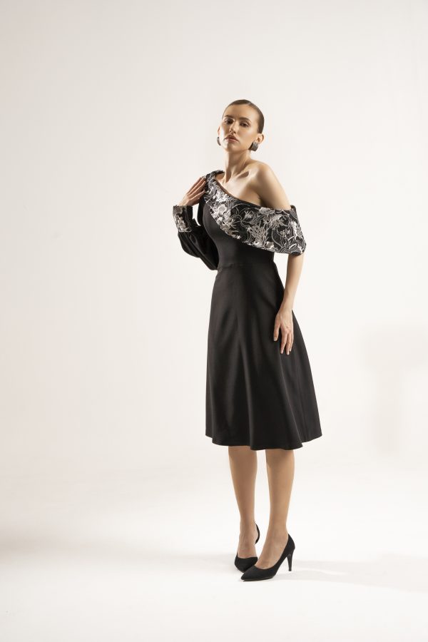 Midnight Bloom Dress - Image 2